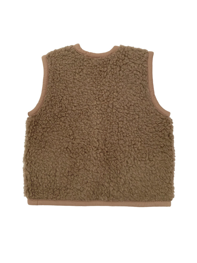 Alwero bodywarmer alpen junior - bark