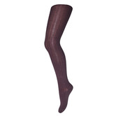 cotton rib tights brown sienna - style 130 colour 76