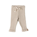 Nixnut rib legging - biscuit stripe