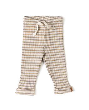 Nixnut rib legging - biscuit stripe Nixnut rib legging - biscuit stripe