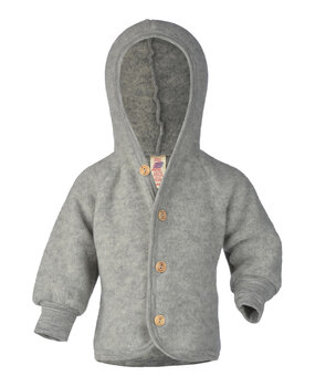 Engel Natur Wolfleece jasje - light grey melange Engel Natur Wolfleece jasje - light grey melange
