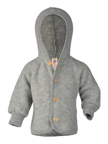 Engel Natur Wolfleece jasje - light grey melange