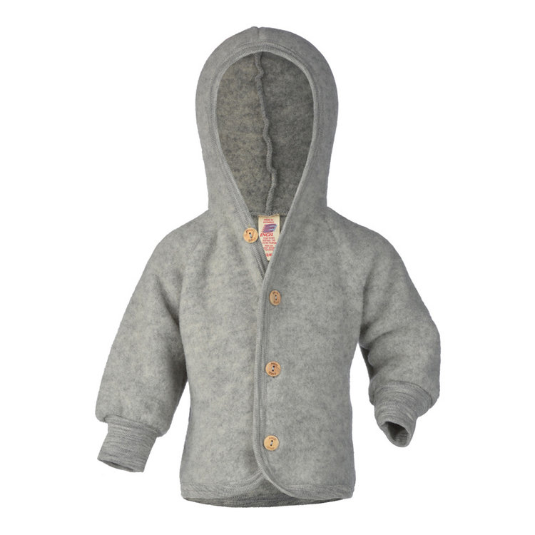 Engel Natur Wolfleece jasje - light grey melange