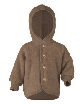 Engel Natur Wolfleece jasje - Walnut melange Engel Natur Wolfleece jasje - Walnut melange