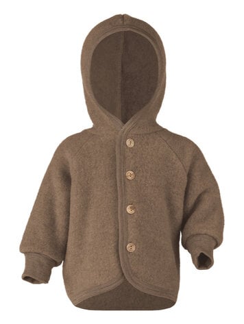 Engel Natur Wolfleece jasje - Walnut melange