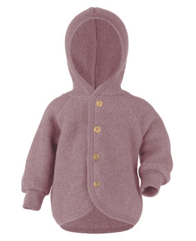 Engel Natur Virgin wool jacket - Rosewood melange Engel Natur Virgin wool jacket - Rosewood melange