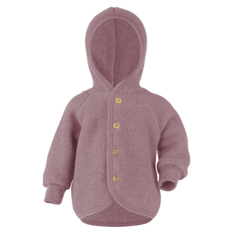 Engel Natur Wolfleece jasje - Rosewood melange