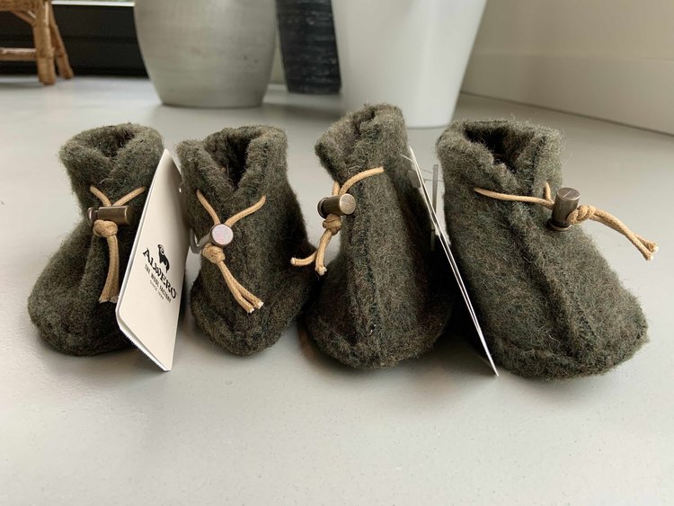 Alwero babyslofjes - khaki