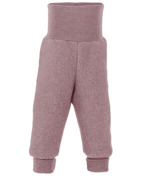 Engel Natur wol fleece broekje - rosewood melange Engel Natur wol fleece broekje - rosewood melange
