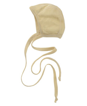 Engel Natur baby bonnet fine rib mutsje - natural Engel Natur baby bonnet fine rib mutsje - natural