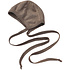 baby bonnet fine rib - walnut