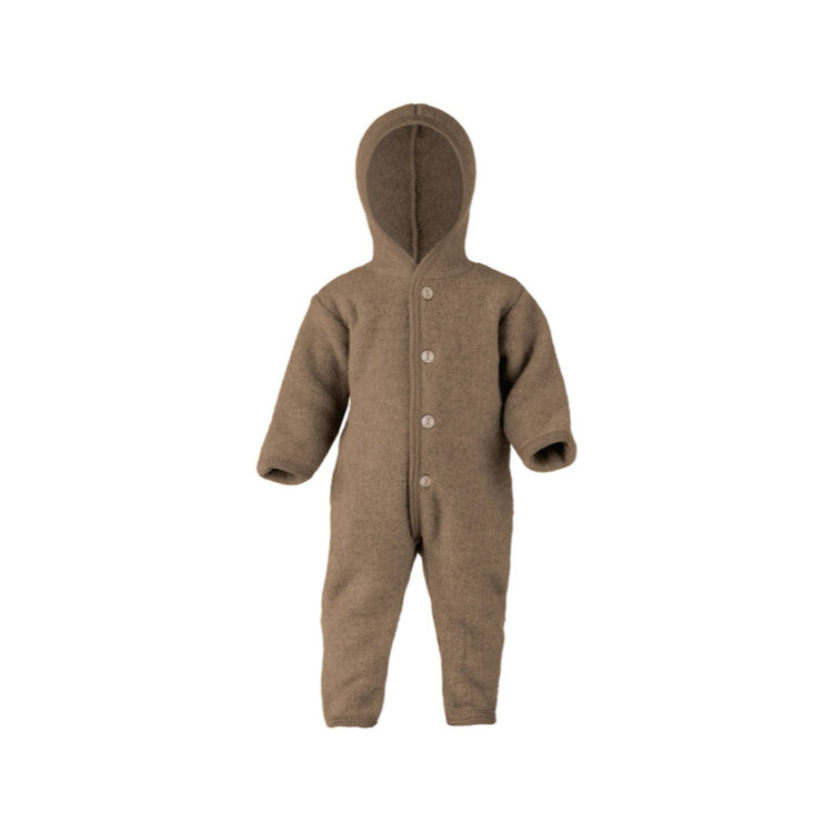 Engel Natur wol fleece pakje - walnut melange