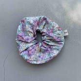 scrunchie big - purple flower