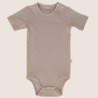 romper korte mouwen - almond mocha romper korte mouwen - almond mocha