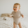 romper korte mouwen - almond mocha romper korte mouwen - almond mocha