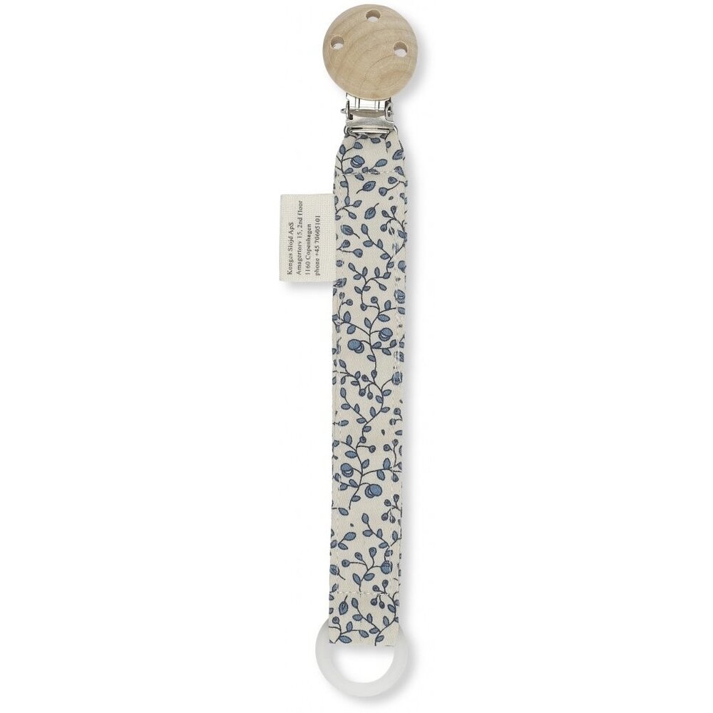 Konges Slojd pacifier strap - blue blossom mist Konges Slojd pacifier strap - blue blossom mist