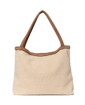 Studio Noos Ecru Lammy teddy mom bag