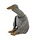 cuddly animal goose - large - grey