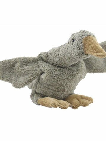 Senger Naturwelt cuddly animal goose - small - grey