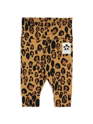 Mini Rodini basic leopard newborn legging