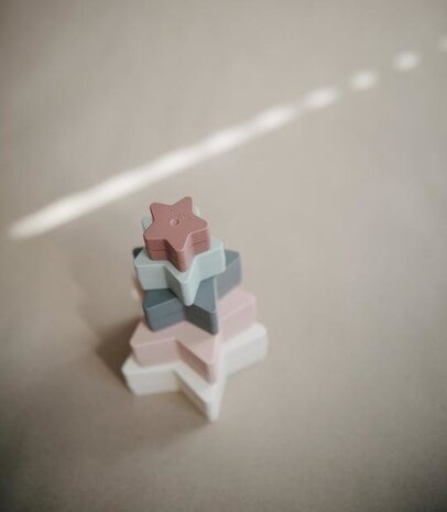Mushie stacking cups - nesting stars