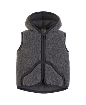 Alwero bodywarmer met capuchon alpen junior robby - graphite Alwero bodywarmer met capuchon alpen junior robby - graphite