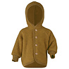 Engel Natur wol fleece jasje - safran melange Engel Natur wol fleece jasje - safran melange