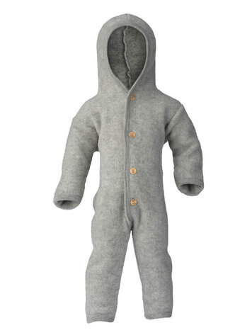 Engel Natur wol fleece pakje - light grey melange