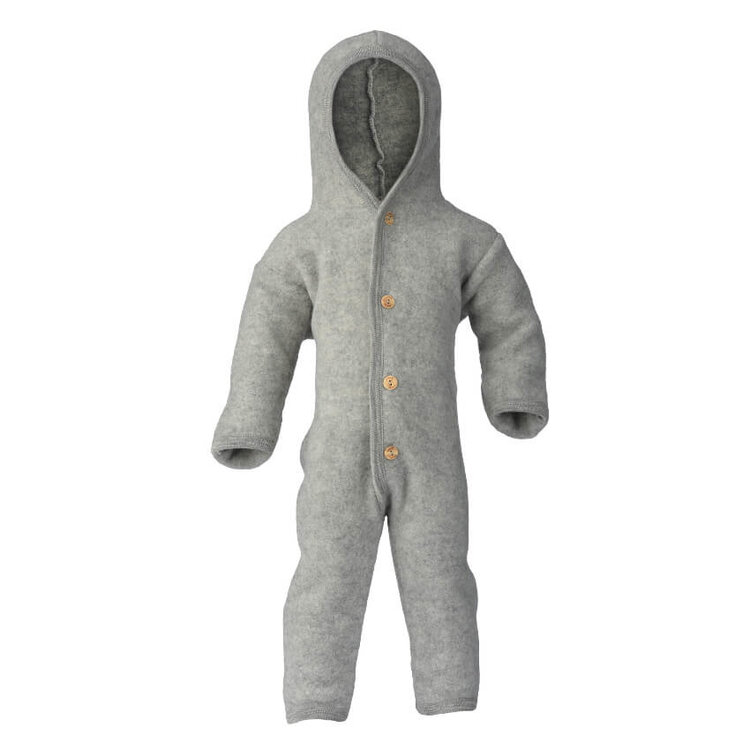 Engel Natur wol fleece pakje - light grey melange