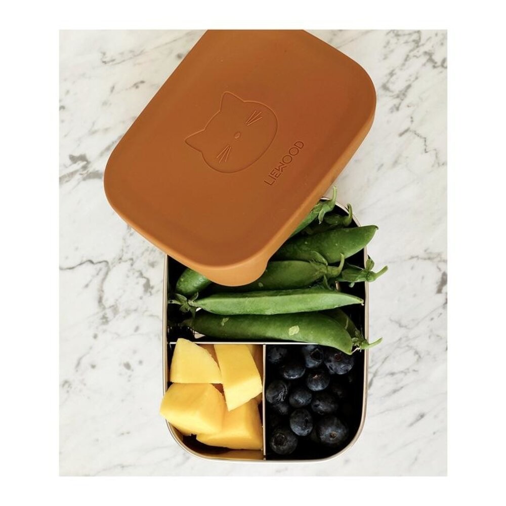 Liewood joni lunchbox set - mr bear mustard / panda light grey mix Liewood joni lunchbox set - mr bear mustard / panda light grey mix