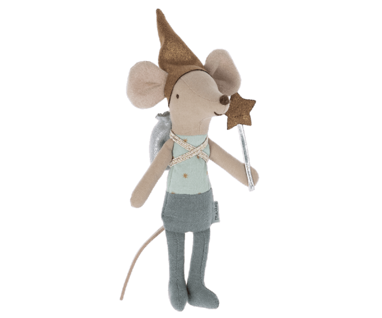 Maileg Tooth fairy mouse in matchbox ­blue