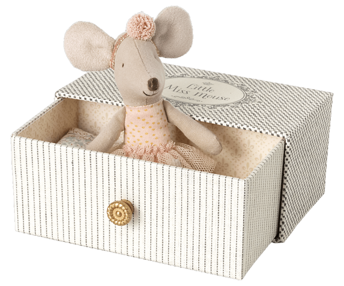 Maileg Dance mouse in daybed - little sister Maileg Dance mouse in daybed - little sister