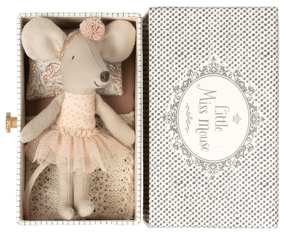 Maileg Dance mouse in daybed - little sister Maileg Dance mouse in daybed - little sister