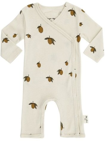 Konges Slojd newborn onesie lemon