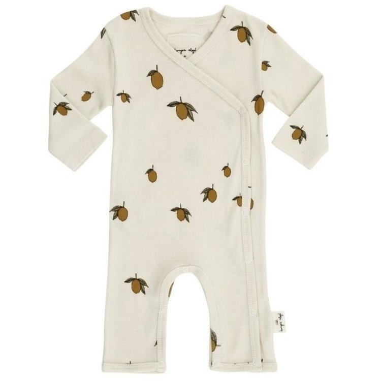Konges Slojd newborn onesie lemon