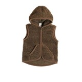 Alwero bodywarmer met capuchon alpen junior robby - bark Alwero bodywarmer met capuchon alpen junior robby - bark