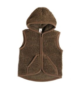 Alwero hooded bodywarmer alpen junior robby - bark Alwero hooded bodywarmer alpen junior robby - bark
