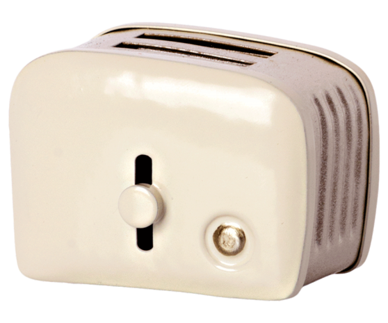 Maileg miniature toaster & bread off white Maileg miniature toaster & bread off white