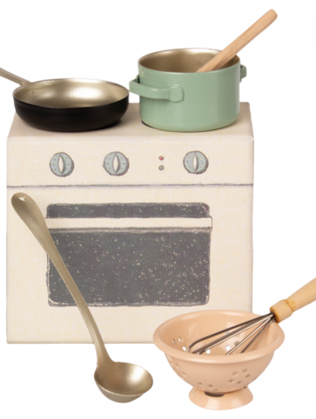 Maileg Cooking set Mouse