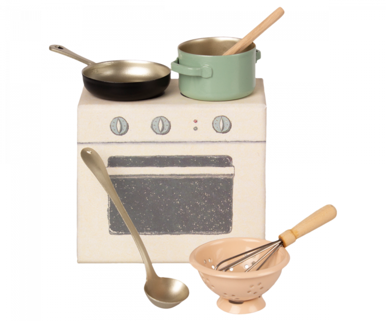 Maileg Cooking set Mouse