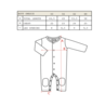 Nixnut butt onesie - stripe Nixnut butt onesie - stripe