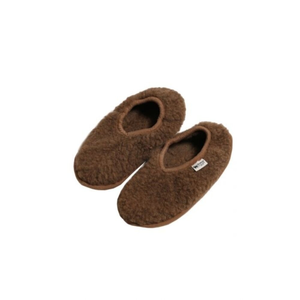 Alwero sloffen ballerina  eco - bark bruin Alwero sloffen ballerina  eco - bark bruin