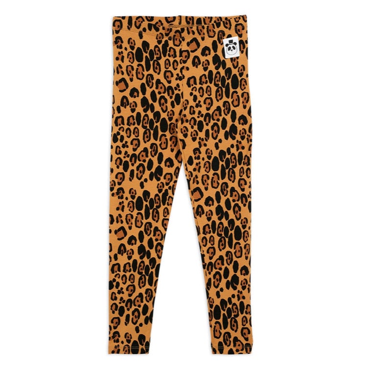 Mini Rodini legging van tencel – basic leopard