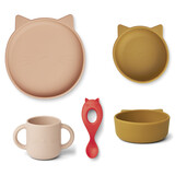 Liewood Vivi silicone set - cat rose multi mix Liewood Vivi silicone set - cat rose multi mix