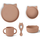 Liewood Vivi silicone set - cat rose Liewood Vivi silicone set - cat rose