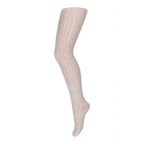 MP Denmark Cotton rib tights - light brown melange - 10 130 489 MP Denmark Cotton rib tights - light brown melange - 10 130 489