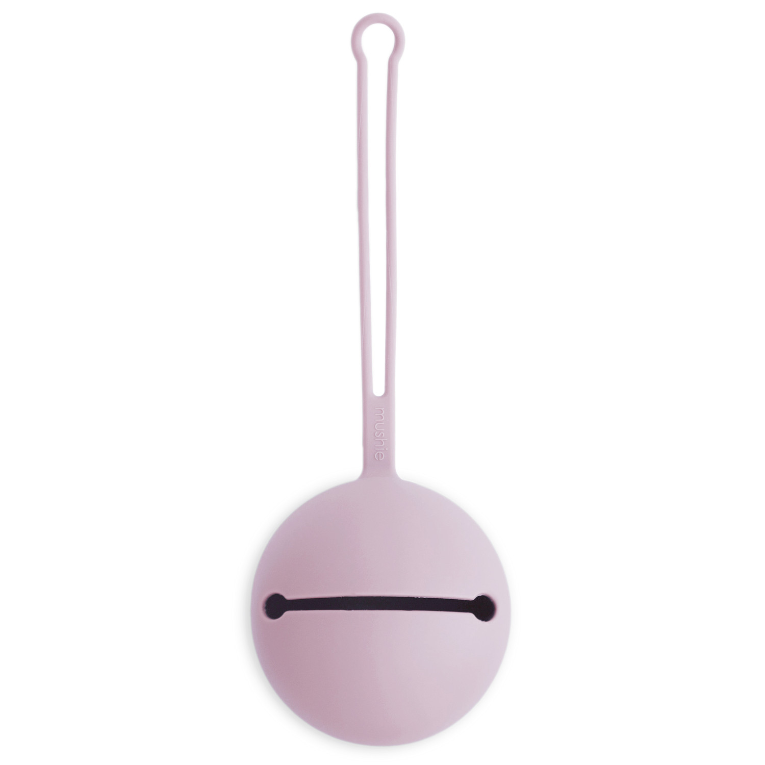 Mushie Siliconen speenhouder - soft lilac
