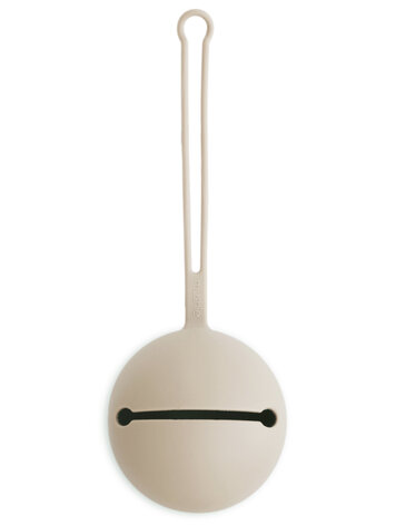 Mushie Siliconen speenhouder - shifting sand