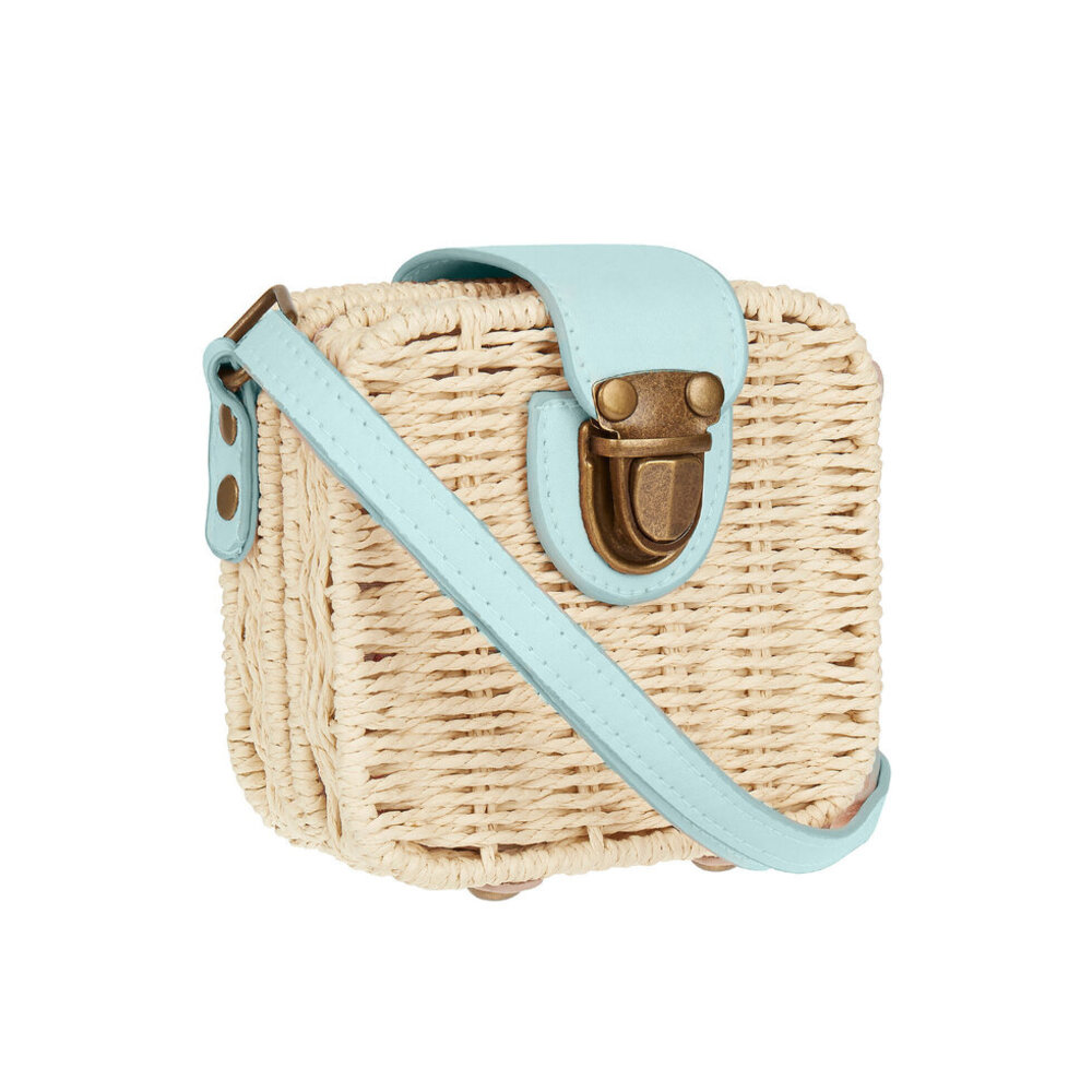 Mimi & Lula NEW WICKER CROSS BODY BAG