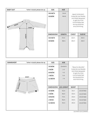 Beach & Bandits Leopard Shark Swimshort - Ivory Beach & Bandits Leopard Shark Swimshort - Ivory